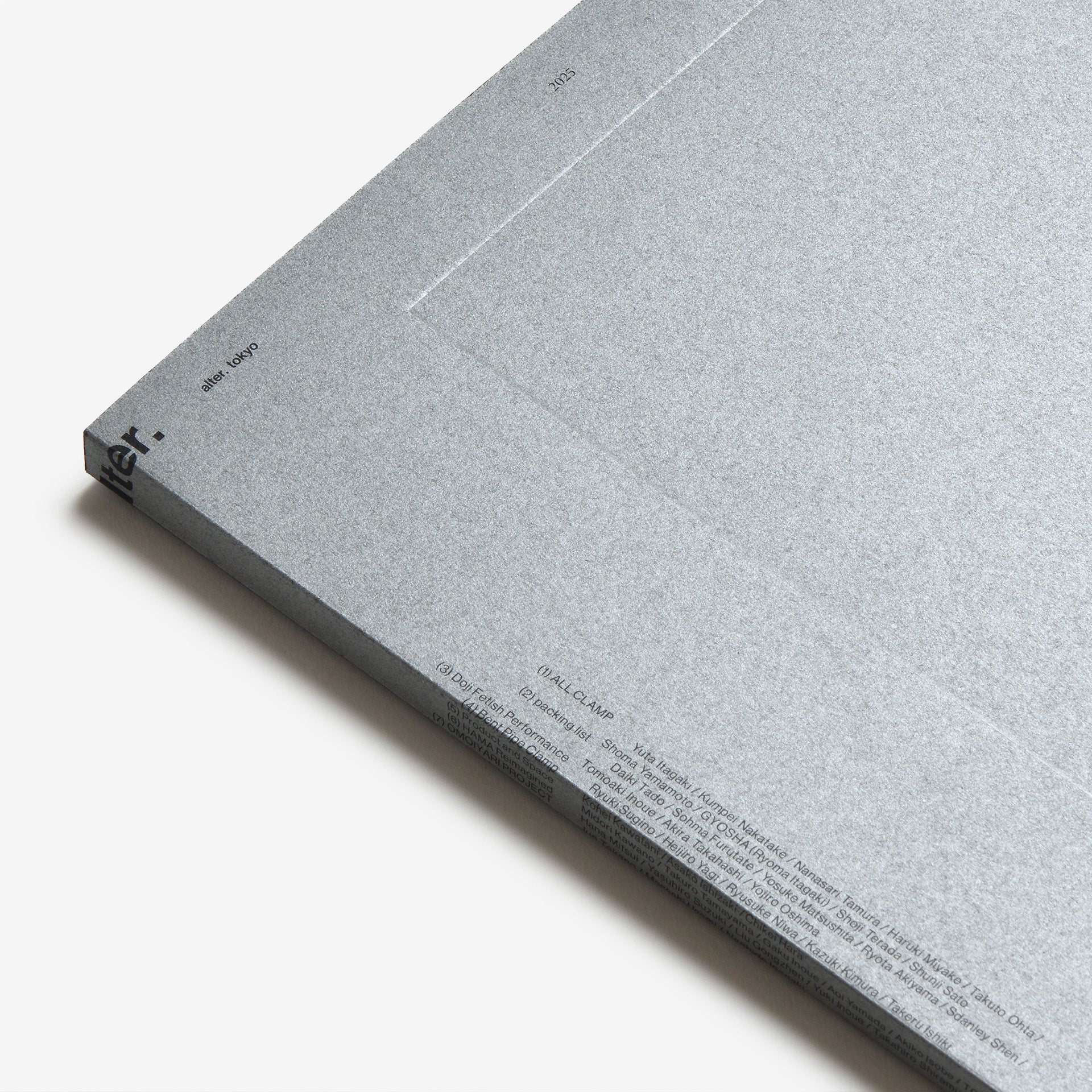 alter. 2025, Tokyo / Archive Book