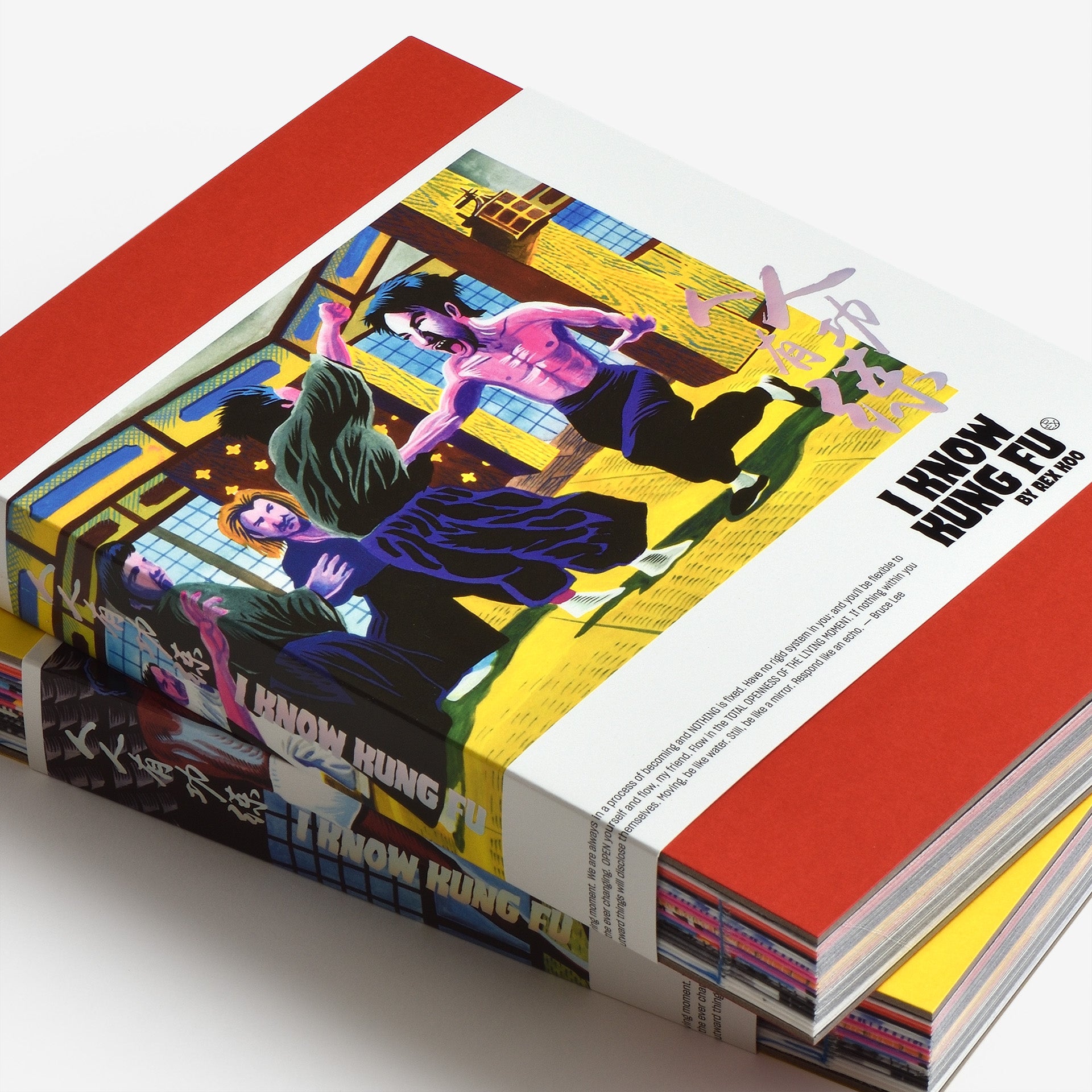 I Know Kung Fu: An Illustrated Tribute to Kung Fu Movies, Moves and Masters (Yellow)