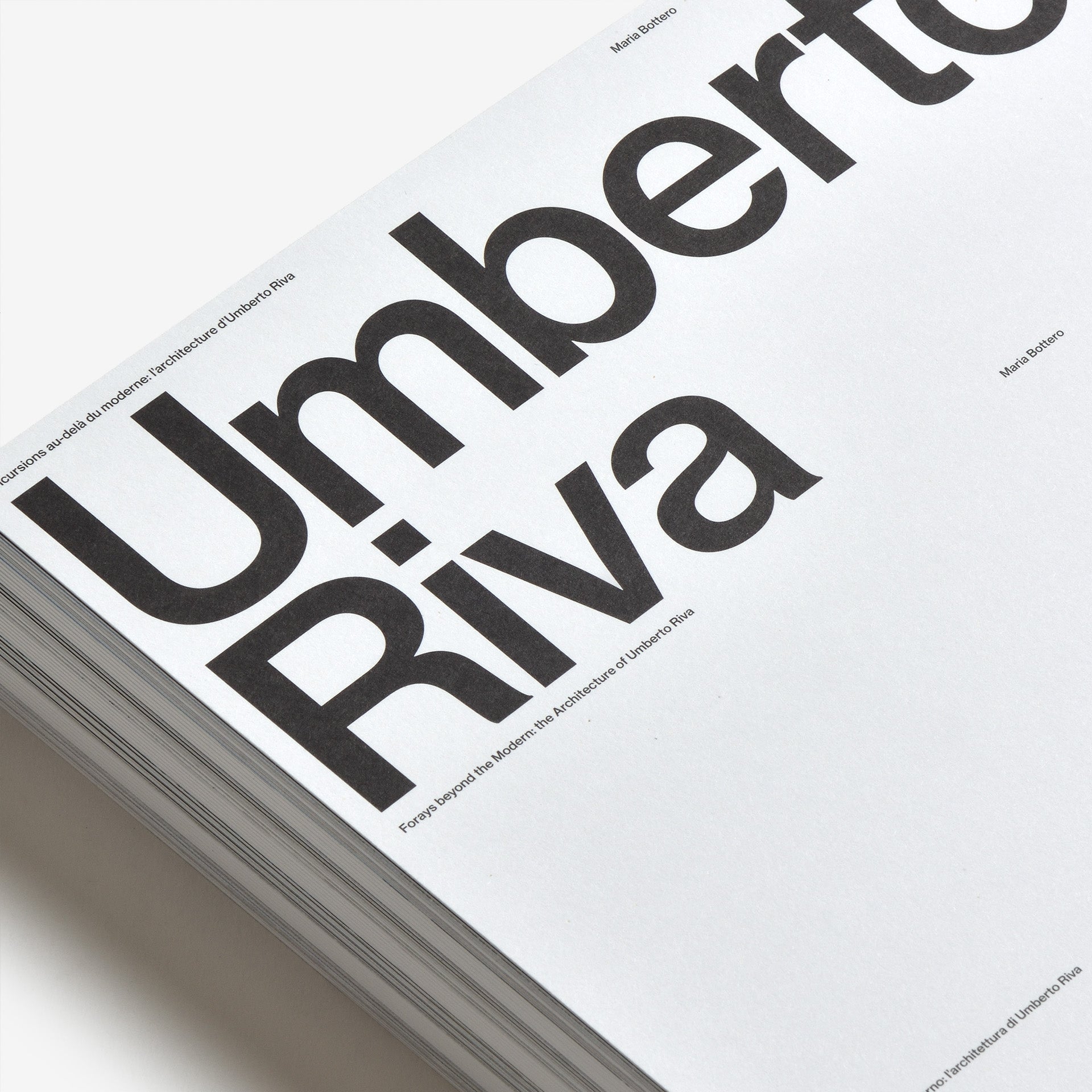Forays beyond the Modern: the Architecture of Umberto Riva | North
