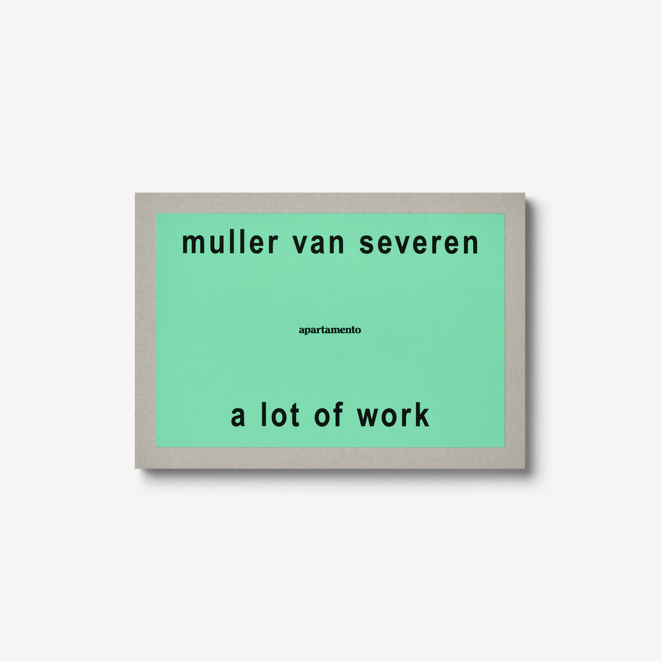 Muller Van Severen: A Lot of Work