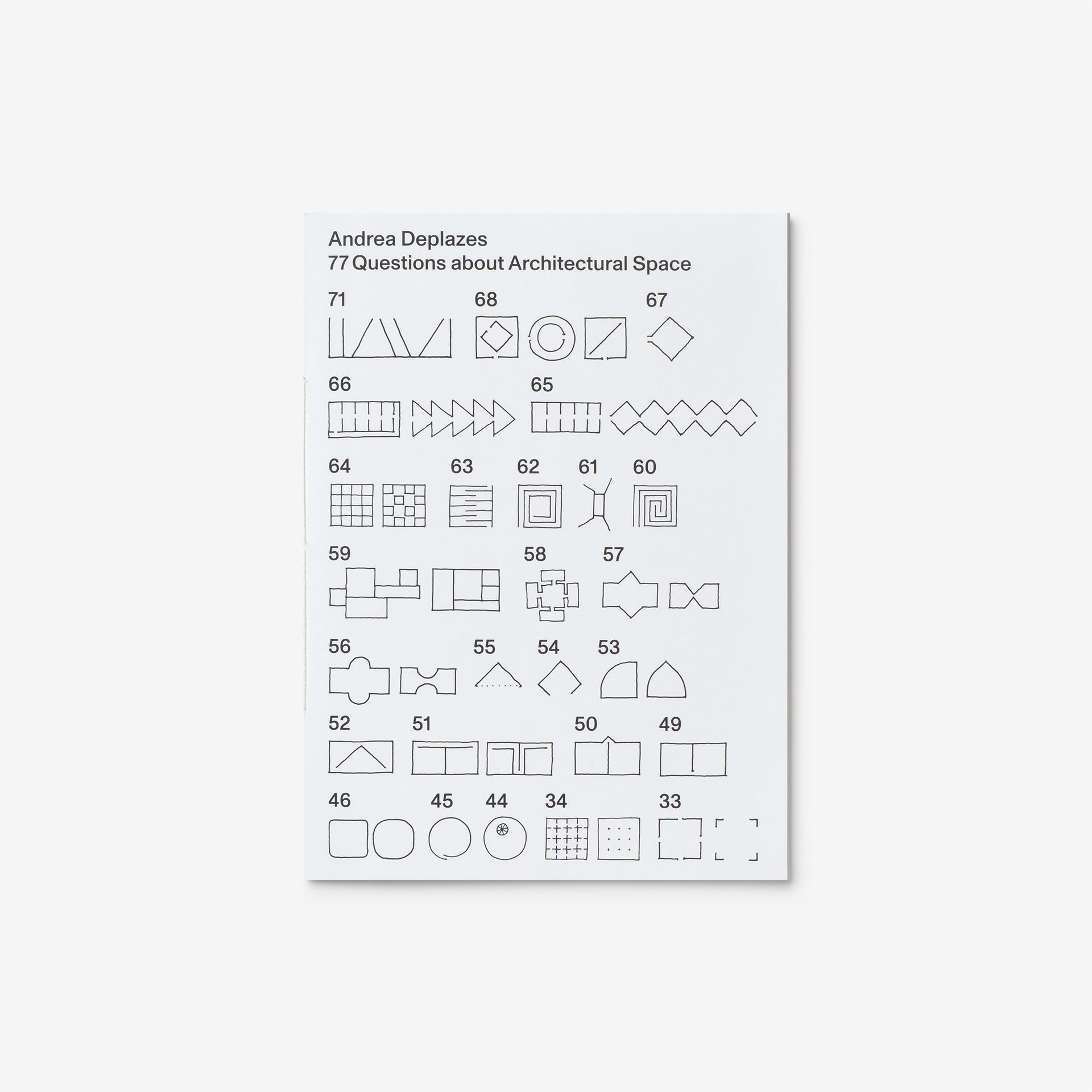 77 Questions about Architectural Space