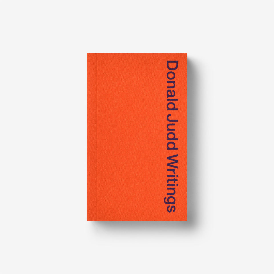 Donald Judd Writings