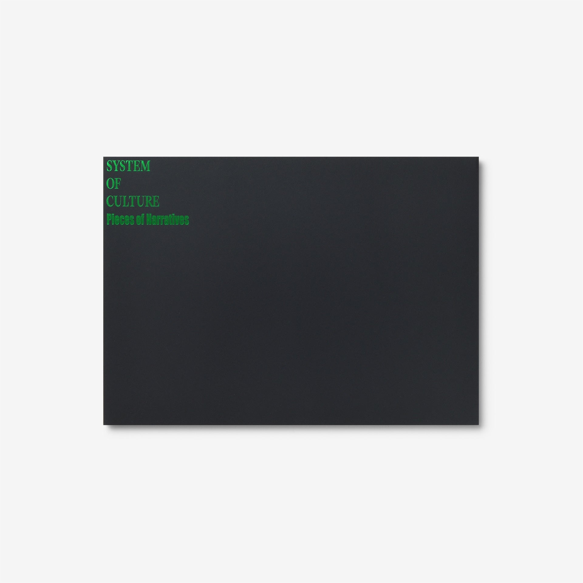 System of Culture: Pieces of Narratives (サイン入りプリント付き限定版)