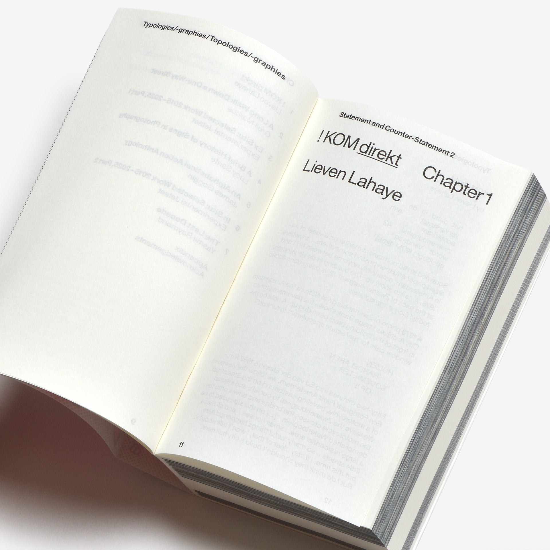 Statement and Counter-Statement 2: Typologies/Typographies/Topologies/Topographies (Notes on Experimental Jetset / Vol. 4)
