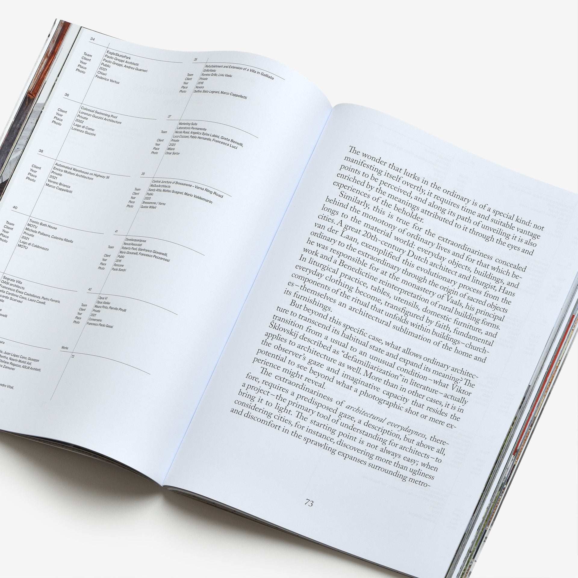 Ordinary Beauty: An Italian Scenario