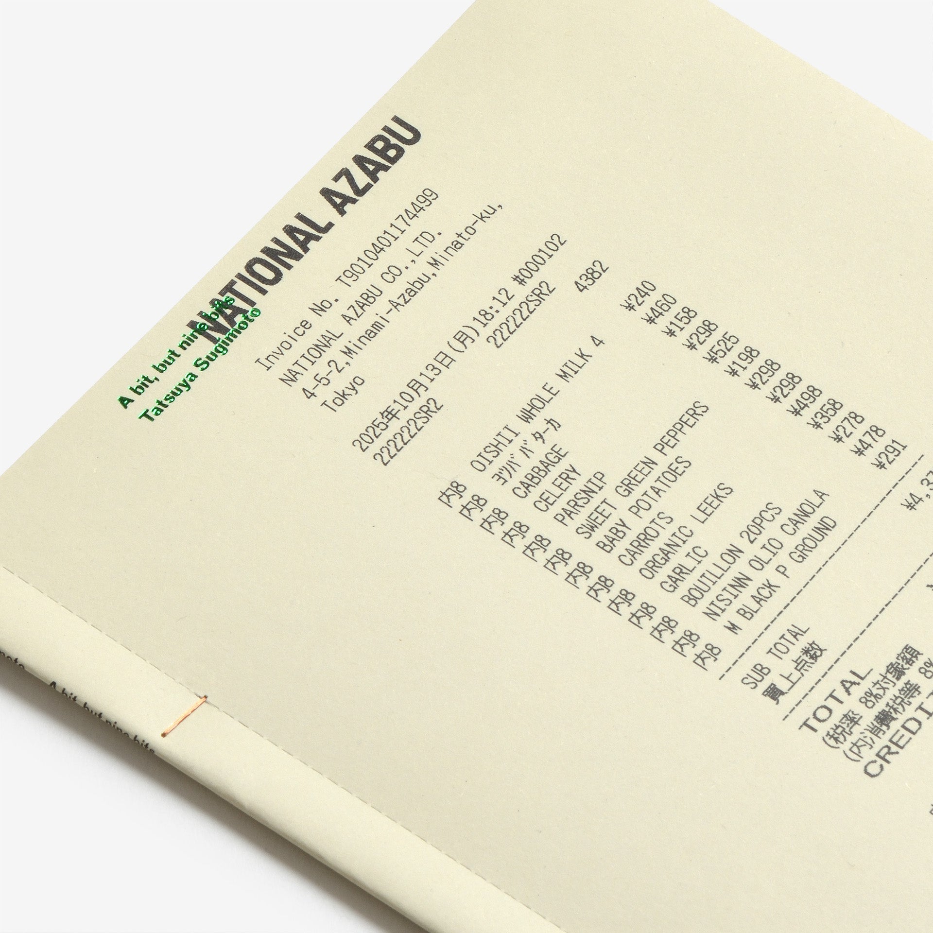 Tatsuya Sugimoto: A bit, but nine bits