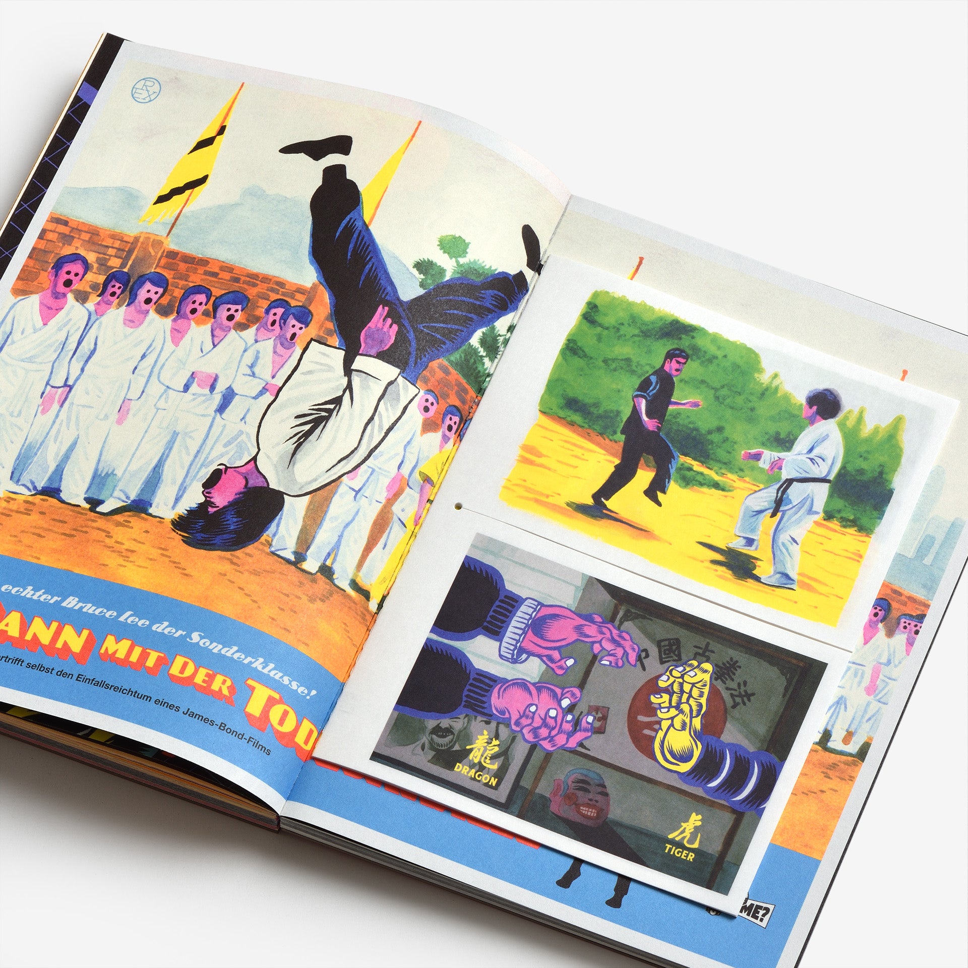 I Know Kung Fu: An Illustrated Tribute to Kung Fu Movies, Moves and Masters (Red)