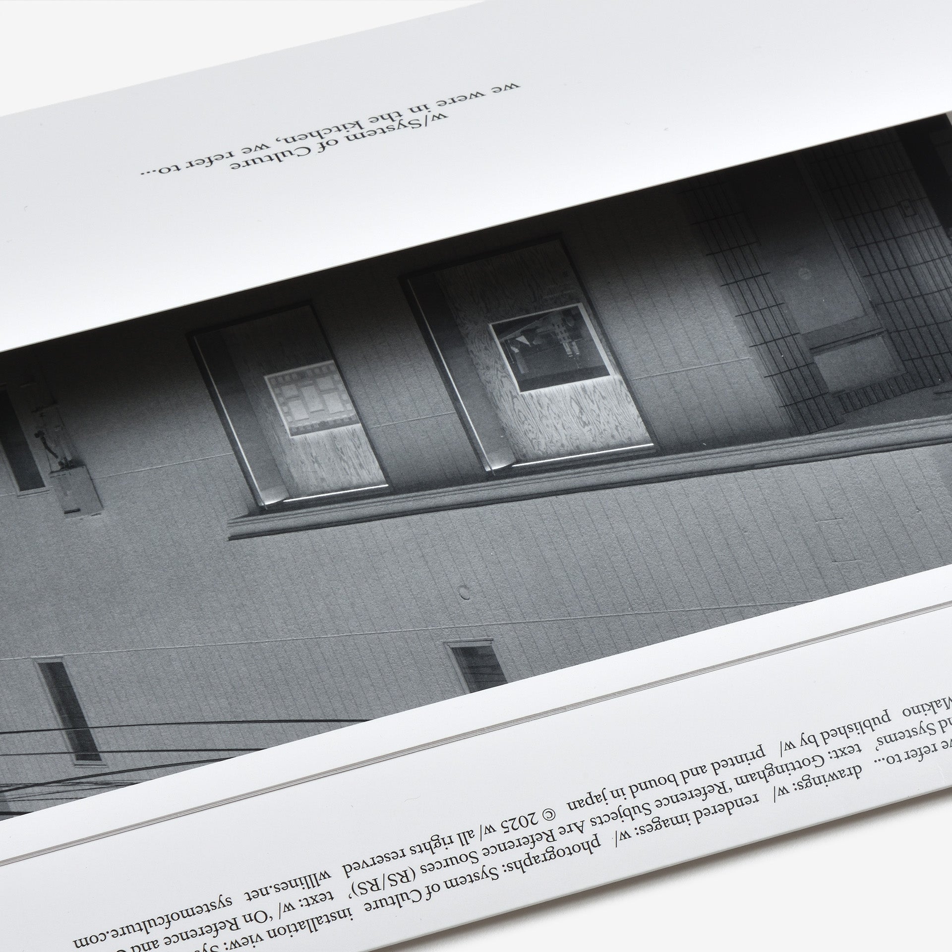 w/System of Culture: we were in the kitchen, we refer to…