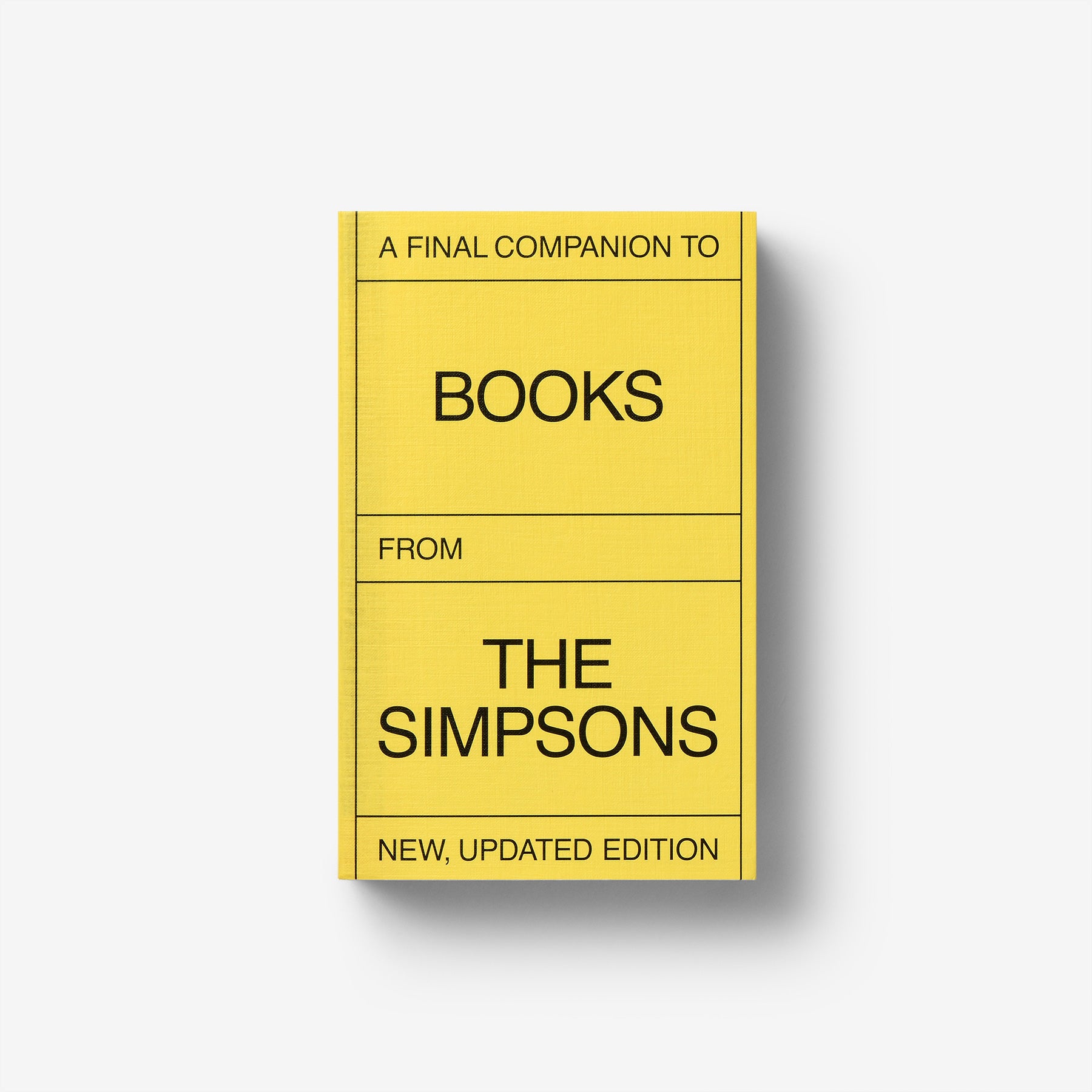A Final Companion To Books From The Simpsons (Updated Version)