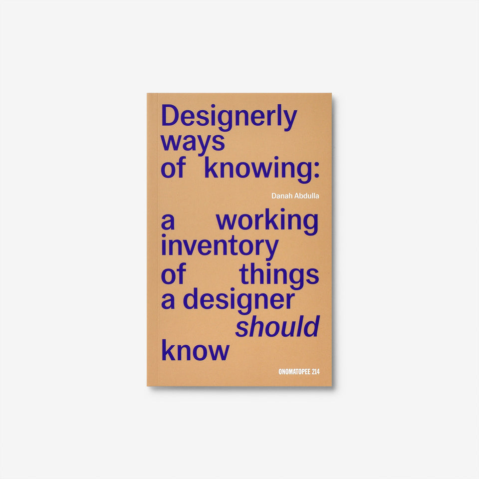 Designerly ways of knowing