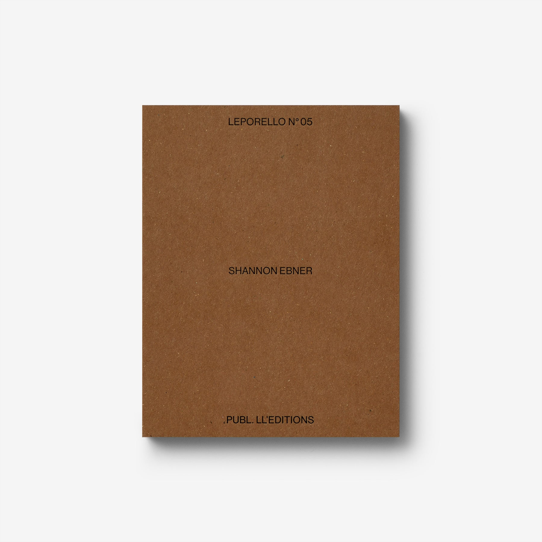 Leporello N° 05 by Shannon Ebner