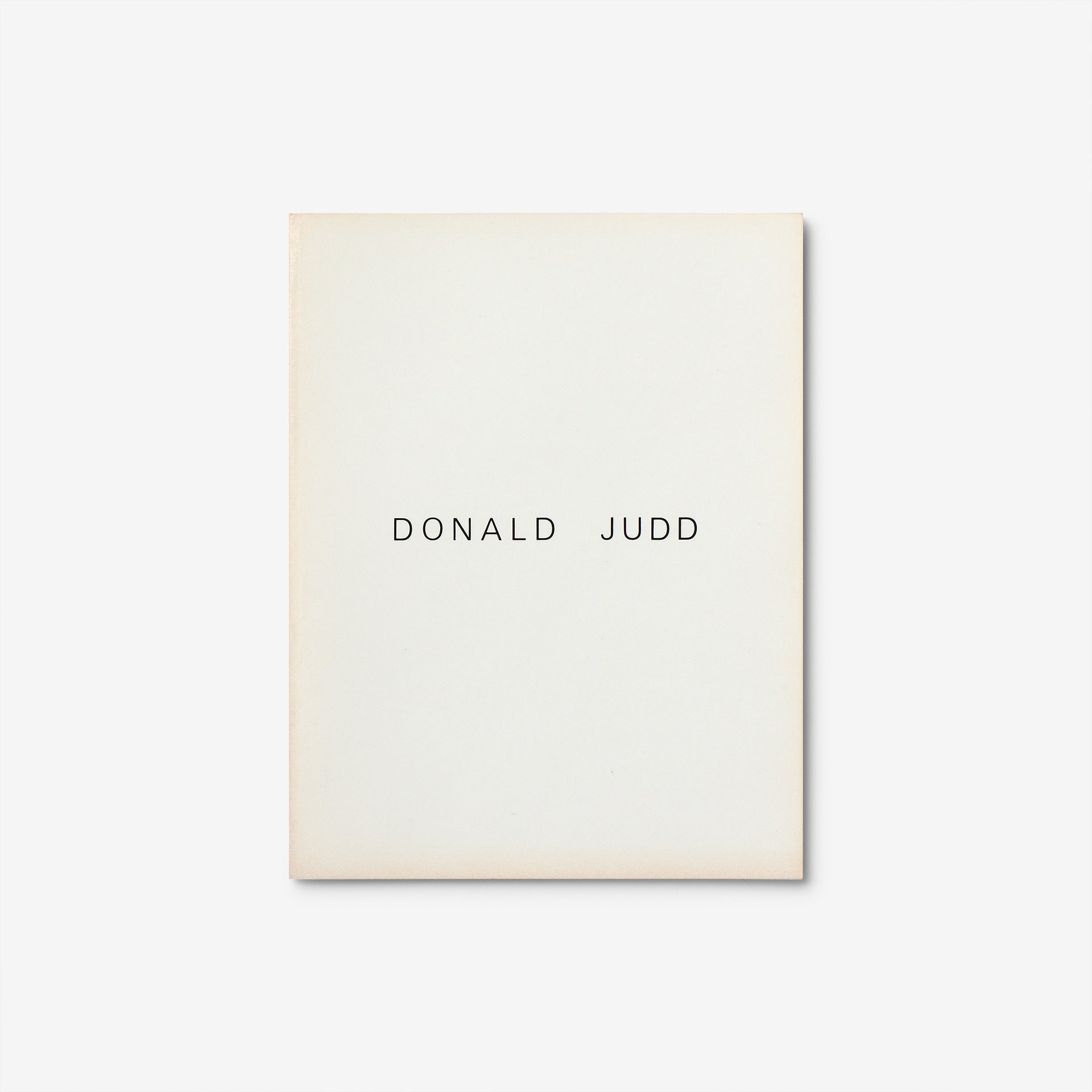 Donald Judd: 15 Works