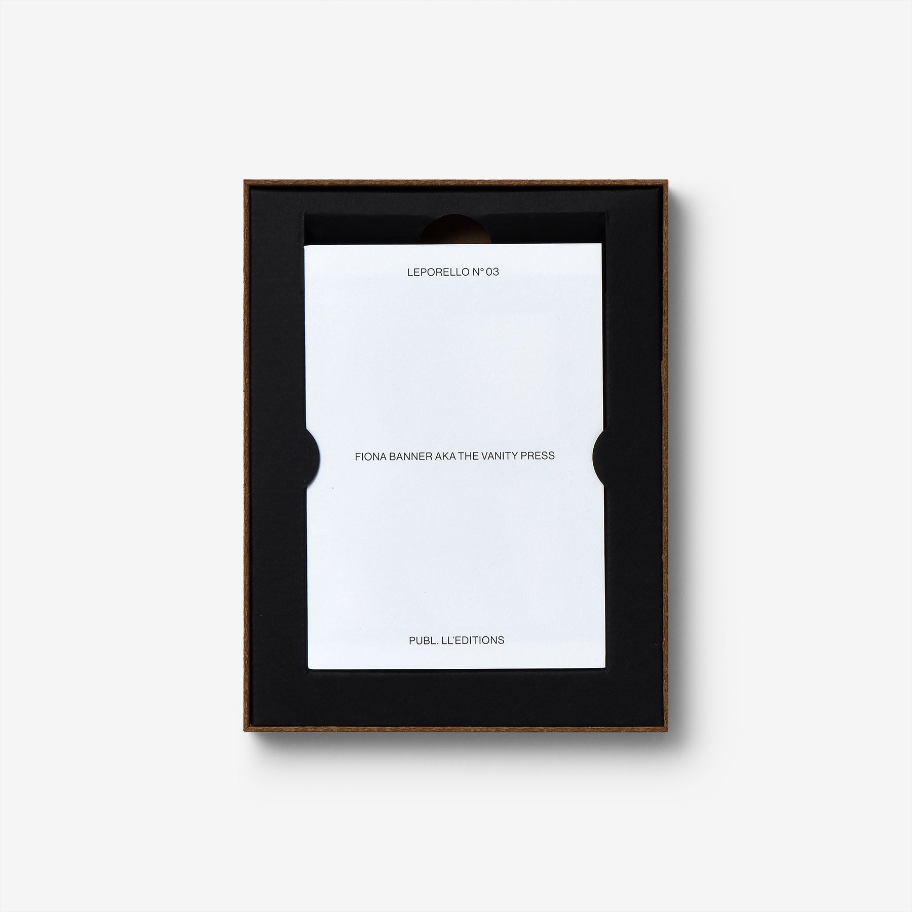 Leporello N° 03 by Fiona Banner aka The Vanity Press