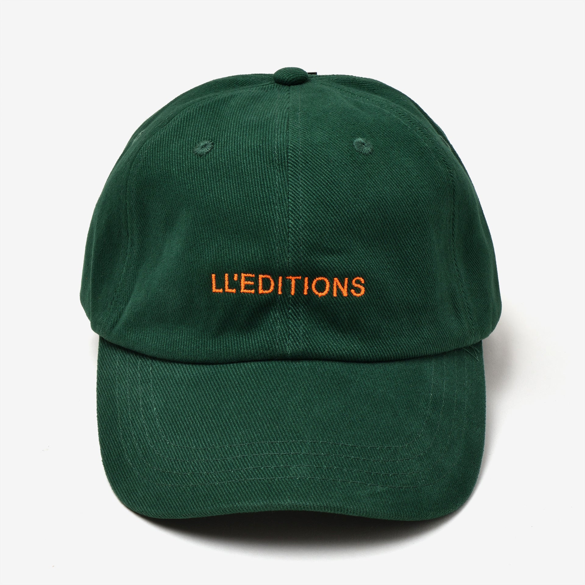 ll’Editions Standard Cap (Forest Green / Fluorescent Orange)