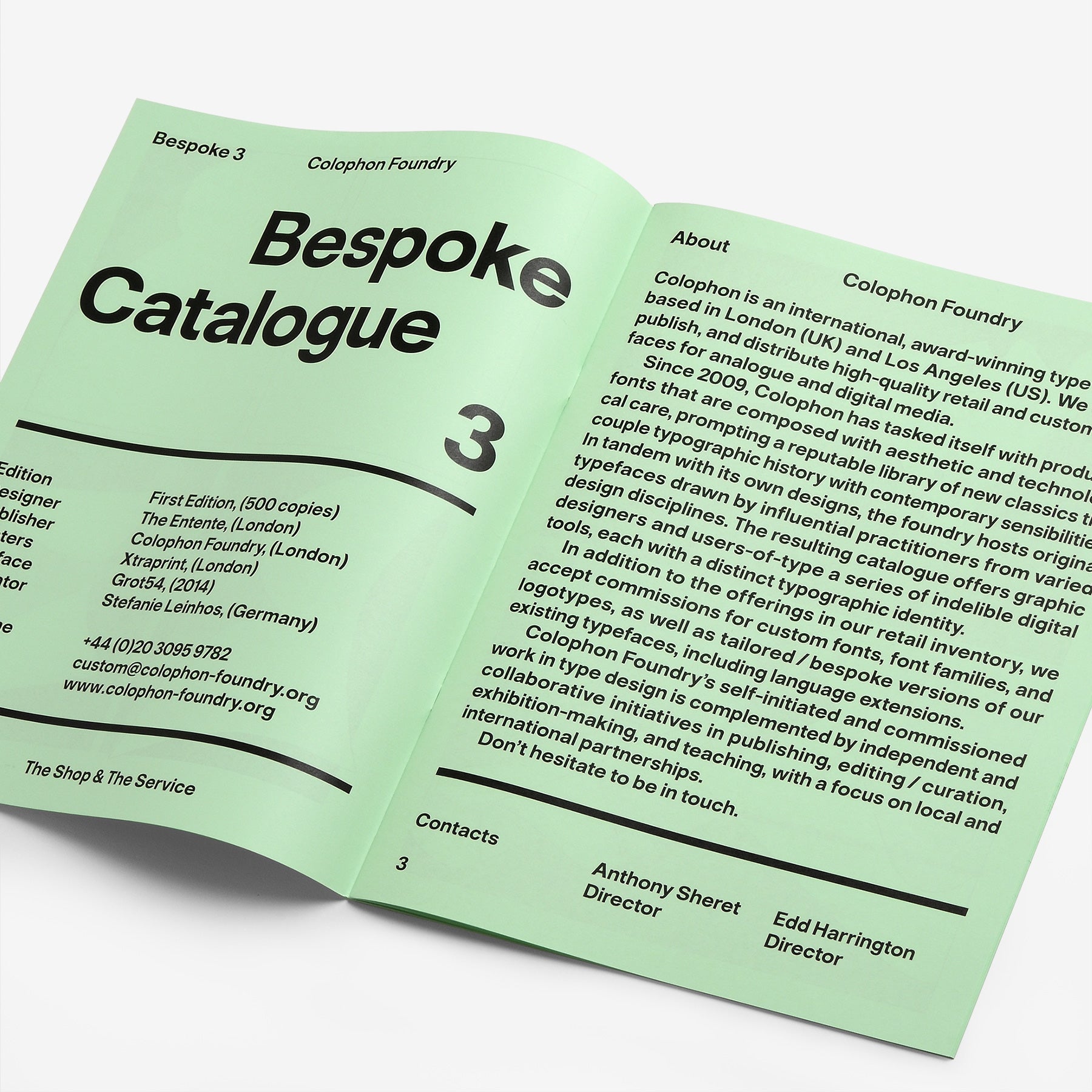Bespoke Catalogue 3